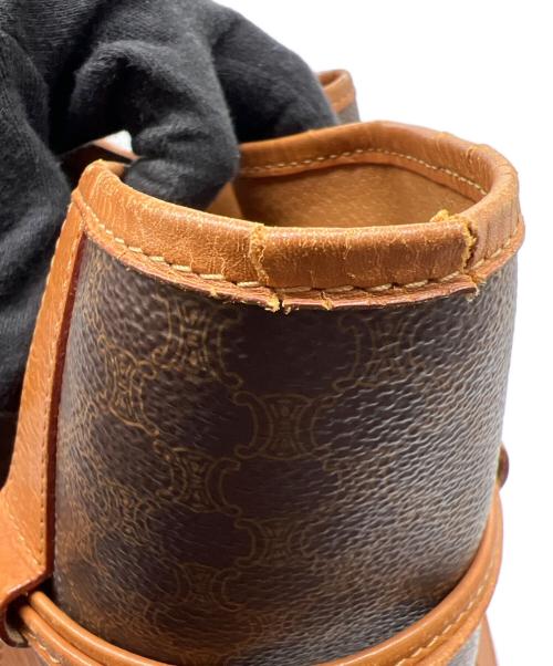 CELINE（セリーヌ）CELINE (セリーヌ) バケツ型ショルダーバッグ ブラウンの古着・服飾アイテム
