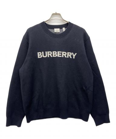Burberry ネイビー セーター Lサイズ 中古・古着通販】BURBERRY (バーバリー) セーター ブラック サイズ:L