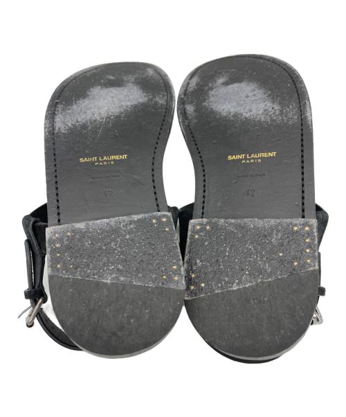 Saint Laurent Paris（サンローランパリ）Saint Laurent Paris (サンローランパリ) サンダル ブラック サイズ:42の古着・服飾アイテム