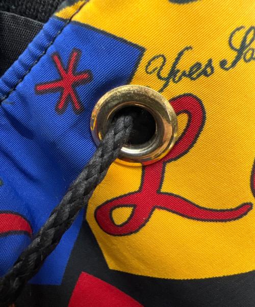 Yves Saint Laurent（イヴサンローラン）Yves Saint Laurent (イヴサンローラン) 巾着ショルダーバッグ マルチカラーの古着・服飾アイテム