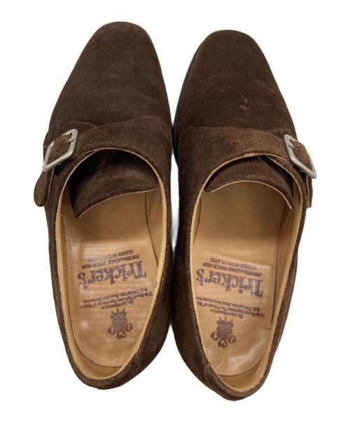 Tricker's（トリッカーズ）Tricker's (トリッカーズ) モンクストラップシューズ ブラウン サイズ:6の古着・服飾アイテム
