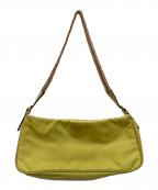 PRADAプラダ）の古着「ナイロンショルダーポーチ」｜イエロー