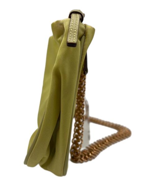 PRADA（プラダ）PRADA (プラダ) ナイロンショルダーポーチ イエローの古着・服飾アイテム