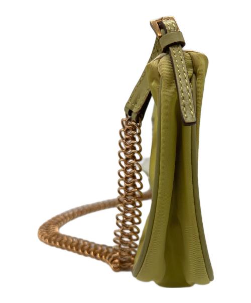 PRADA（プラダ）PRADA (プラダ) ナイロンショルダーポーチ イエローの古着・服飾アイテム