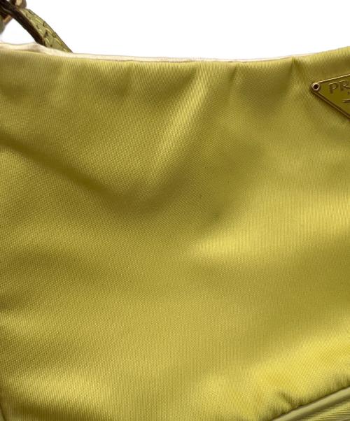 PRADA（プラダ）PRADA (プラダ) ナイロンショルダーポーチ イエローの古着・服飾アイテム