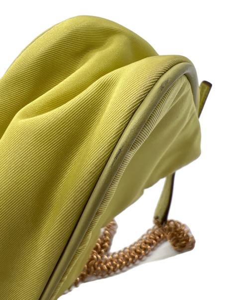 PRADA（プラダ）PRADA (プラダ) ナイロンショルダーポーチ イエローの古着・服飾アイテム