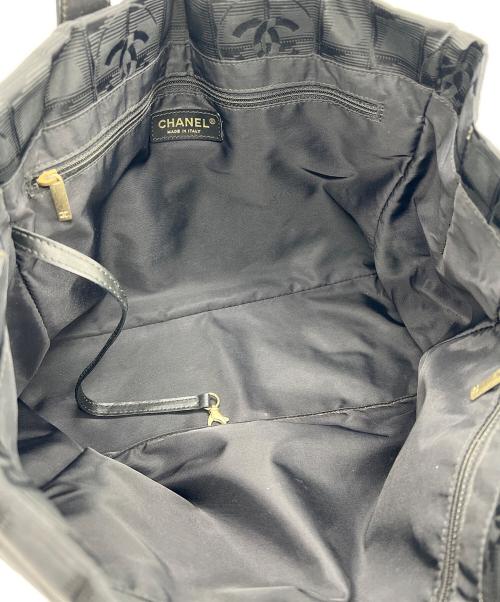 CHANEL（シャネル）CHANEL (シャネル) トートMM　ニュートラベルライン ブラックの古着・服飾アイテム