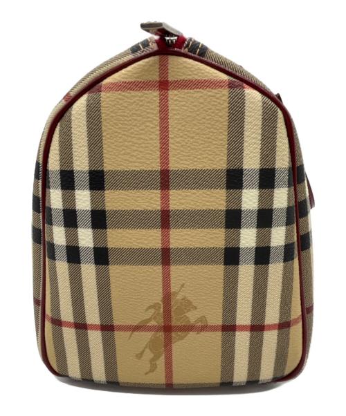 BURBERRY（バーバリー）BURBERRY (バーバリー) ミニボストンバッグ ベージュの古着・服飾アイテム