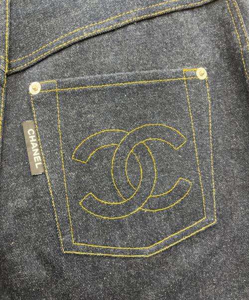CHANEL（シャネル）CHANEL (シャネル) デニムパンツ ネイビー サイズ:40の古着・服飾アイテム