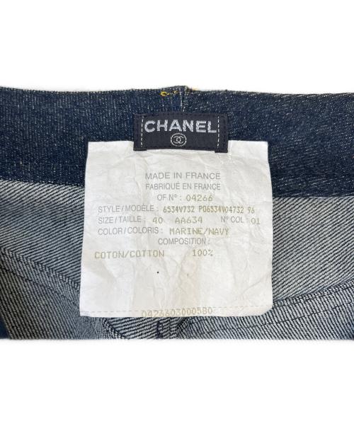 CHANEL（シャネル）CHANEL (シャネル) デニムパンツ ネイビー サイズ:40の古着・服飾アイテム