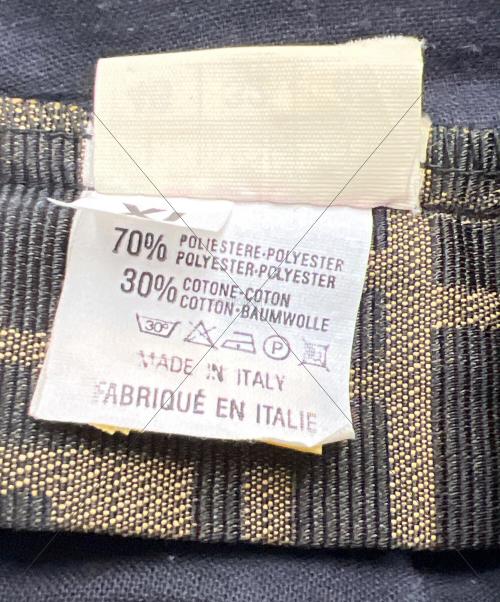 FENDI（フェンディ）FENDI (フェンディ) ズッカ柄スカート ベージュ×ブラック サイズ:46の古着・服飾アイテム