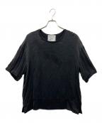 CHAOSカオス）の古着「シルクフィブリルTシャツ」｜ブラック
