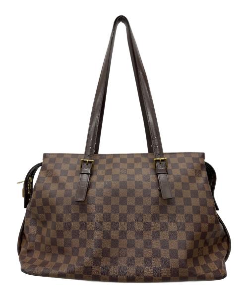 LOUIS VUITTON（ルイ ヴィトン）LOUIS VUITTON (ルイ ヴィトン) トートバッグ チェルシー ダミエ ブラウンの古着・服飾アイテム