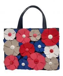 Kate Spade（ケイトスペード）の古着「2WAYバッグ」｜ネイビー×レッド