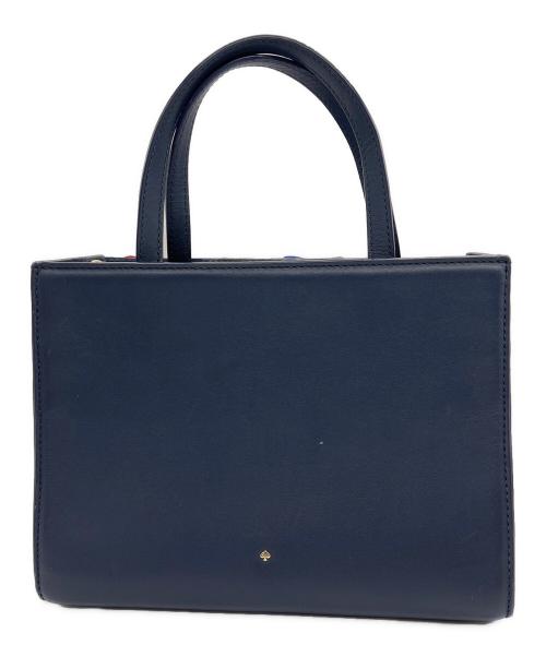 Kate Spade（ケイトスペード）Kate Spade (ケイトスペード) 2WAYバッグ ネイビー×レッドの古着・服飾アイテム