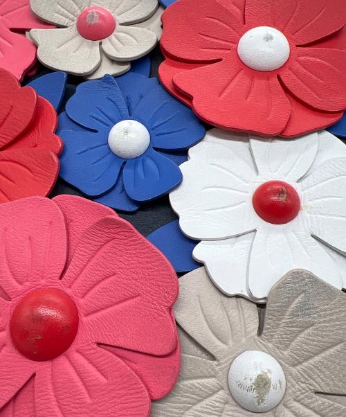 Kate Spade（ケイトスペード）Kate Spade (ケイトスペード) 2WAYバッグ ネイビー×レッドの古着・服飾アイテム