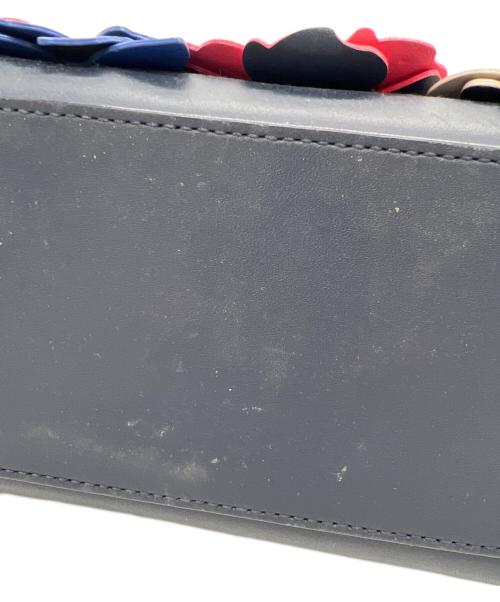 Kate Spade（ケイトスペード）Kate Spade (ケイトスペード) 2WAYバッグ ネイビー×レッドの古着・服飾アイテム