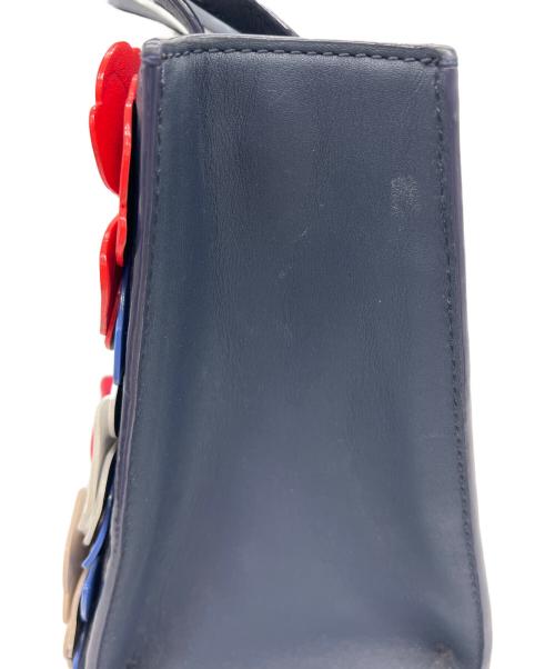 Kate Spade（ケイトスペード）Kate Spade (ケイトスペード) 2WAYバッグ ネイビー×レッドの古着・服飾アイテム