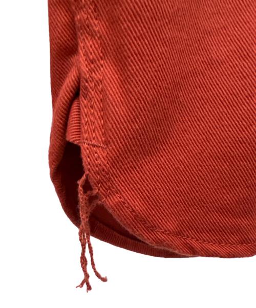MOMOTARO JEANS（桃太郎ジーンズ）MOMOTARO JEANS (桃太郎ジーンズ) ワークシャツ レッド サイズ:４０の古着・服飾アイテム