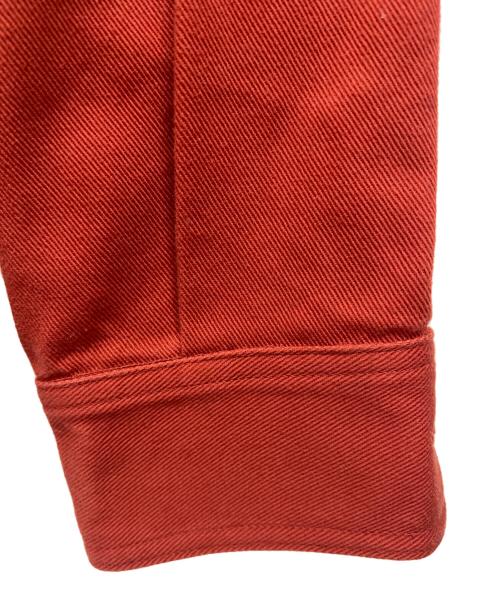 MOMOTARO JEANS（桃太郎ジーンズ）MOMOTARO JEANS (桃太郎ジーンズ) ワークシャツ レッド サイズ:４０の古着・服飾アイテム