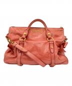 MIU MIUミュウミュウ）の古着「2WAYバッグ」｜ピンク