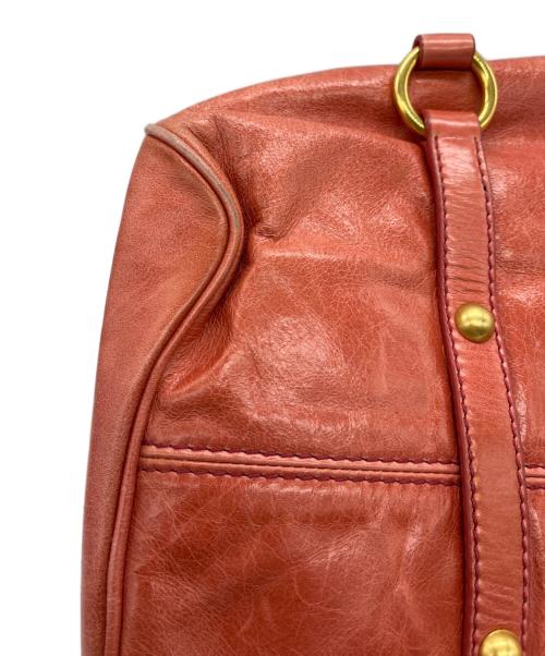 MIU MIU（ミュウミュウ）MIU MIU (ミュウミュウ) 2WAYバッグ ピンクの古着・服飾アイテム