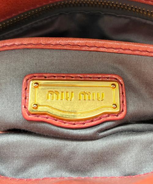 MIU MIU（ミュウミュウ）MIU MIU (ミュウミュウ) 2WAYバッグ ピンクの古着・服飾アイテム