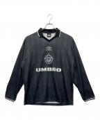 UMBRO×Lui'sアンブロ×ルイス）の古着「ゲームシャツ」｜ブラック