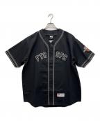 FTCエフティーシー）の古着「ベースボールシャツ」｜ブラック