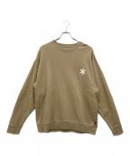 Snow peakスノーピーク）の古着「ロゴスウェット」｜ベージュ