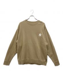 Snow peak（スノーピーク）の古着「ロゴスウェット」｜ベージュ