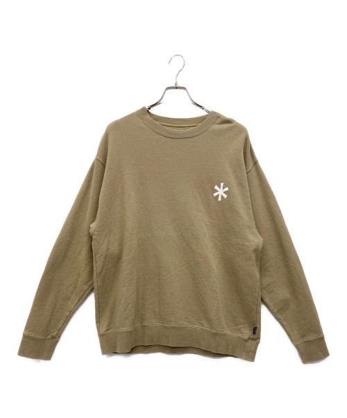 Snow peak（スノーピーク）Snow peak (スノーピーク) ロゴスウェット ベージュ サイズ:Mの古着・服飾アイテム