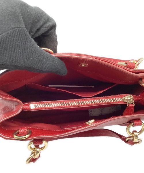 COACH（コーチ）COACH (コーチ) 2WAYバッグ レッドの古着・服飾アイテム