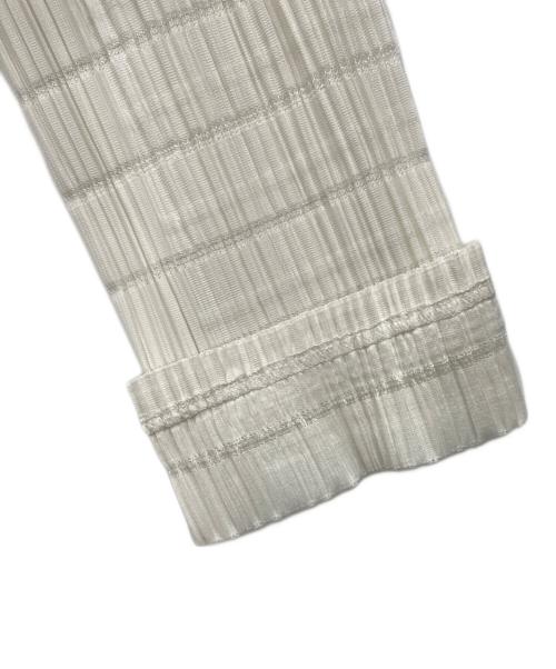 PLEATS PLEASE（プリーツプリーズ）PLEATS PLEASE (プリーツプリーズ) プリーツシャツ ホワイト サイズ:SIZE3の古着・服飾アイテム