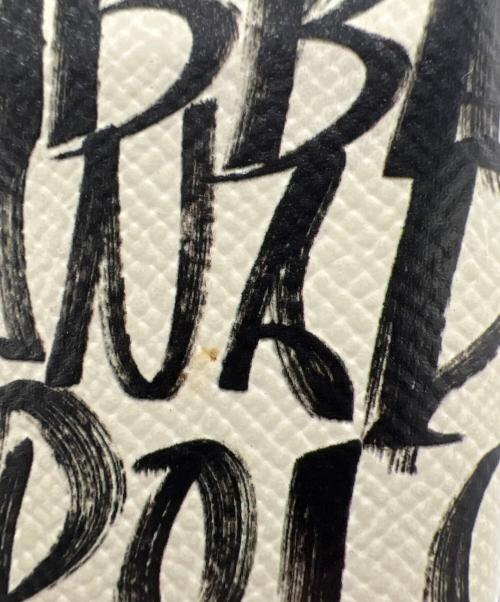 DOLCE & GABBANA（ドルチェ＆ガッバーナ）DOLCE & GABBANA (ドルチェ＆ガッバーナ) 2つ折り財布 ホワイト×ブラックの古着・服飾アイテム