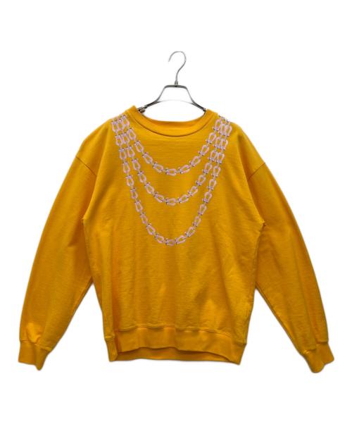 FRED（フレッド）FRED (フレッド) CLOT (クロット) スウェット イエロー サイズ:Sの古着・服飾アイテム