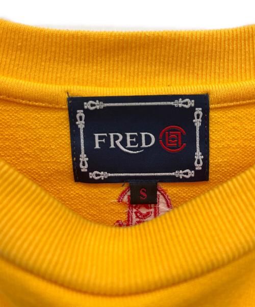 FRED（フレッド）FRED (フレッド) CLOT (クロット) スウェット イエロー サイズ:Sの古着・服飾アイテム