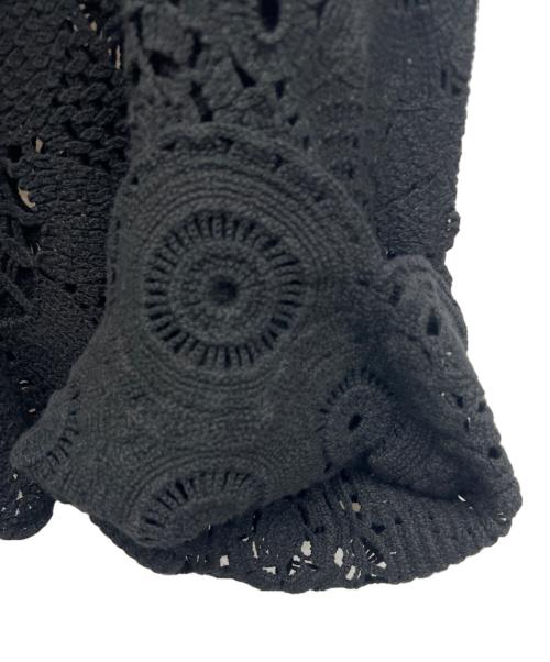 JOURNAL STANDARD relume（ジャーナルスタンダード レリューム）JOURNAL STANDARD relume (ジャーナルスタンダード レリューム) エンブロイダリークロシェプルオーバー ブラック サイズ:Free 未使用品の古着・服飾アイテム