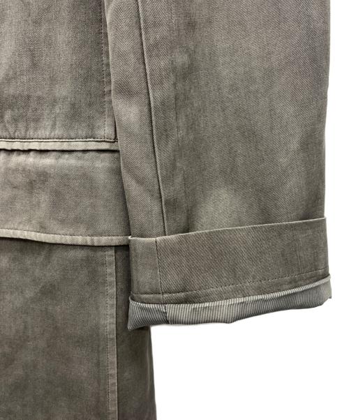 ISSEY MIYAKE（イッセイミヤケ）ISSEY MIYAKE (イッセイミヤケ) テーラードジャケット グレー サイズ:3の古着・服飾アイテム