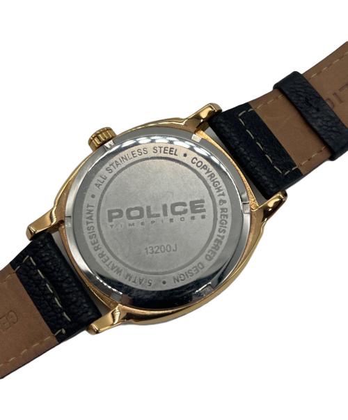 POLICE（ポリス）POLICE (ポリス) 腕時計 ブラックの古着・服飾アイテム