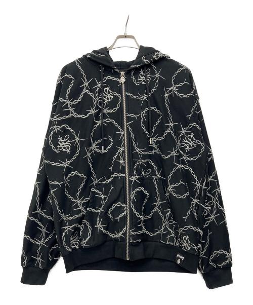 SUPPLIER（サプライヤー）SUPPLIER (サプライヤー) ジップパーカー ブラック サイズ:Lの古着・服飾アイテム