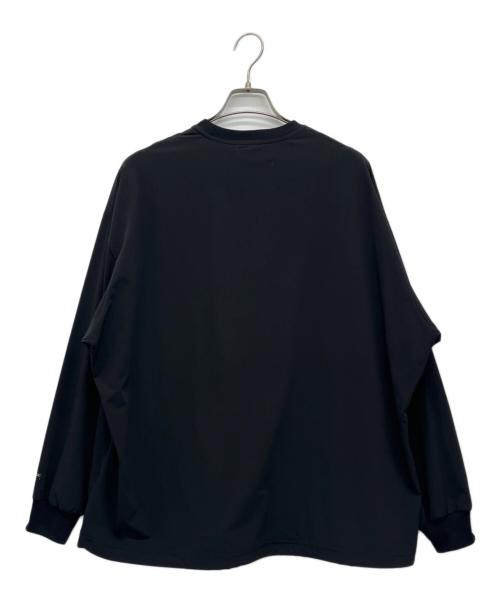 Graphpaper（グラフペーパー）Graphpaper (グラフペーパー) ロングスリーブカットソー ブラック サイズ:Sの古着・服飾アイテム