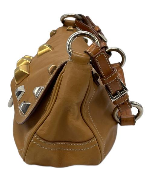 PRADA（プラダ）PRADA (プラダ) セミショルダーバッグ ブラウンの古着・服飾アイテム