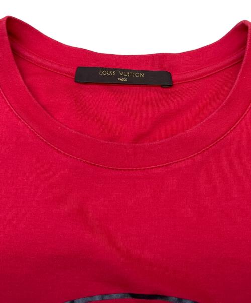 LOUIS VUITTON（ルイ ヴィトン）LOUIS VUITTON (ルイ ヴィトン) Tシャツ レッド×ホワイト サイズ:Sの古着・服飾アイテム