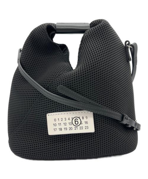 MM6 Maison Margiela（エムエムシックスメゾンマルジェラ）MM6 Maison Margiela (エムエムシックスメゾンマルジェラ) メッシュ クロスボディバッグ ブラックの古着・服飾アイテム