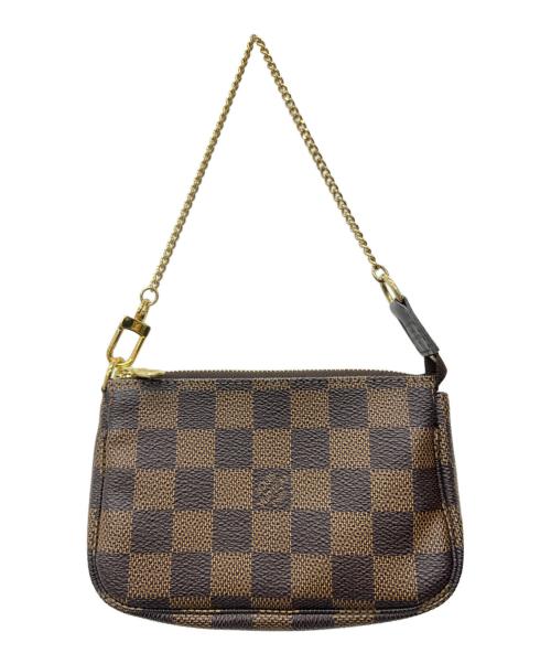 LOUIS VUITTON（ルイ ヴィトン）LOUIS VUITTON (ルイ ヴィトン) ポシェット ミニ・ポシェット・アクセソワール ダミエ  ブラウンの古着・服飾アイテム
