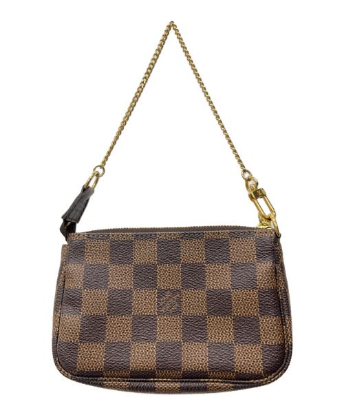 LOUIS VUITTON（ルイ ヴィトン）LOUIS VUITTON (ルイ ヴィトン) ポシェット ミニ・ポシェット・アクセソワール ダミエ  ブラウンの古着・服飾アイテム