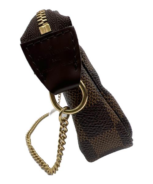 LOUIS VUITTON（ルイ ヴィトン）LOUIS VUITTON (ルイ ヴィトン) ポシェット ミニ・ポシェット・アクセソワール ダミエ  ブラウンの古着・服飾アイテム
