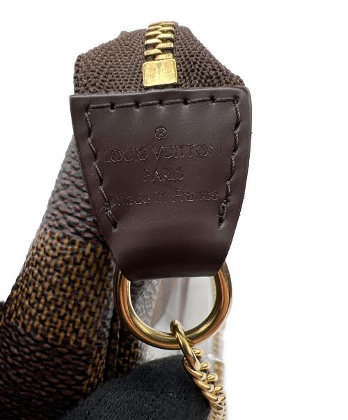 LOUIS VUITTON（ルイ ヴィトン）LOUIS VUITTON (ルイ ヴィトン) ポシェット ミニ・ポシェット・アクセソワール ダミエ  ブラウンの古着・服飾アイテム