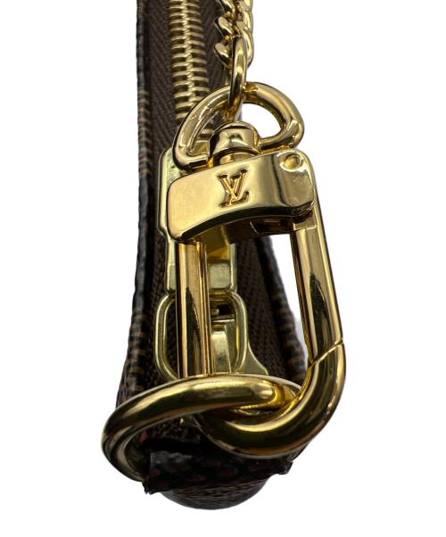 LOUIS VUITTON（ルイ ヴィトン）LOUIS VUITTON (ルイ ヴィトン) ポシェット ミニ・ポシェット・アクセソワール ダミエ  ブラウンの古着・服飾アイテム